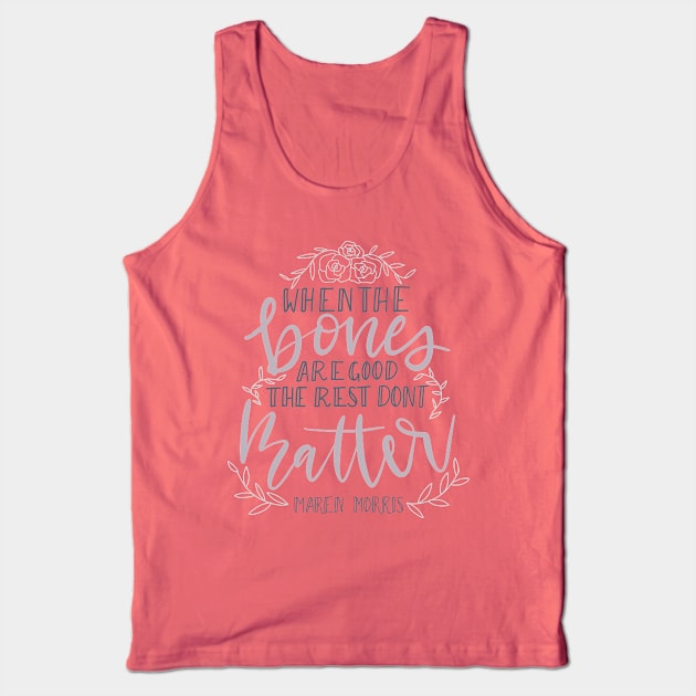 The Bones Tank Top by The Letters mdn